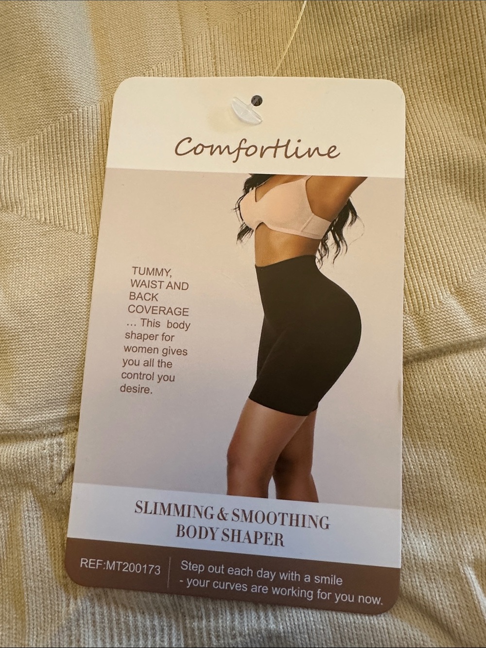 High-Waist Slimming & Smoothing Body Shaper - Beige